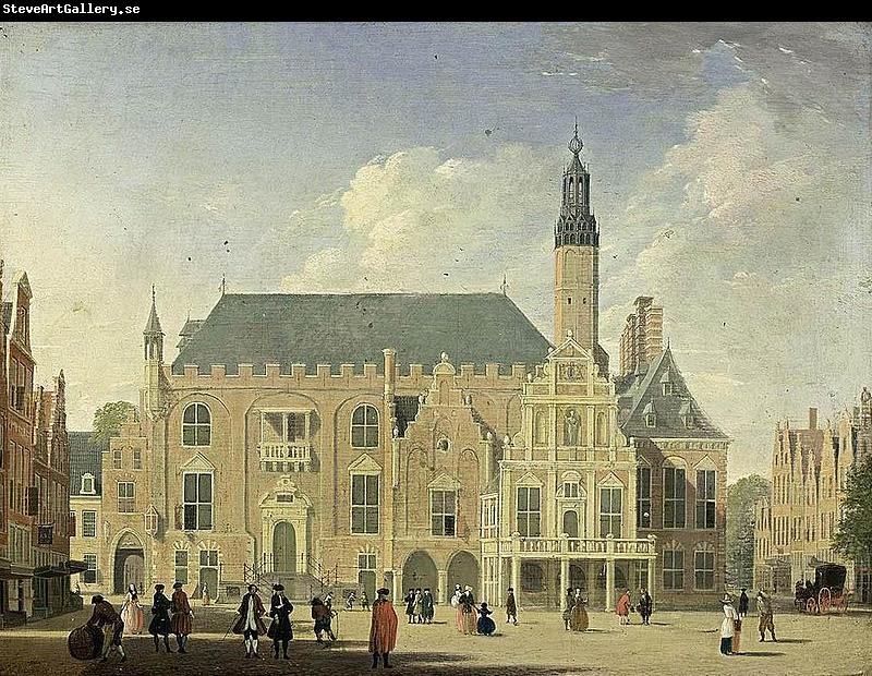 Jan ten Compe Haarlem: view of the Town Hall